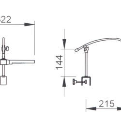 Flügellampe 5430 / H4